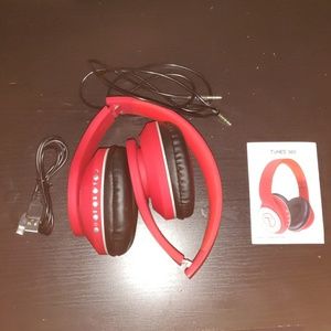 Tunes Audio Bluetooth Headphones (RED)